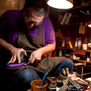 Shoemaking. Photo by Nick Fleming.