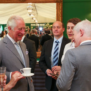 Award winners with HRH The Prince of Wales. Photo by Richard Ivey.