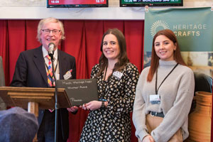 Ian Pearson with Annie McCarthy and Heather Crombie