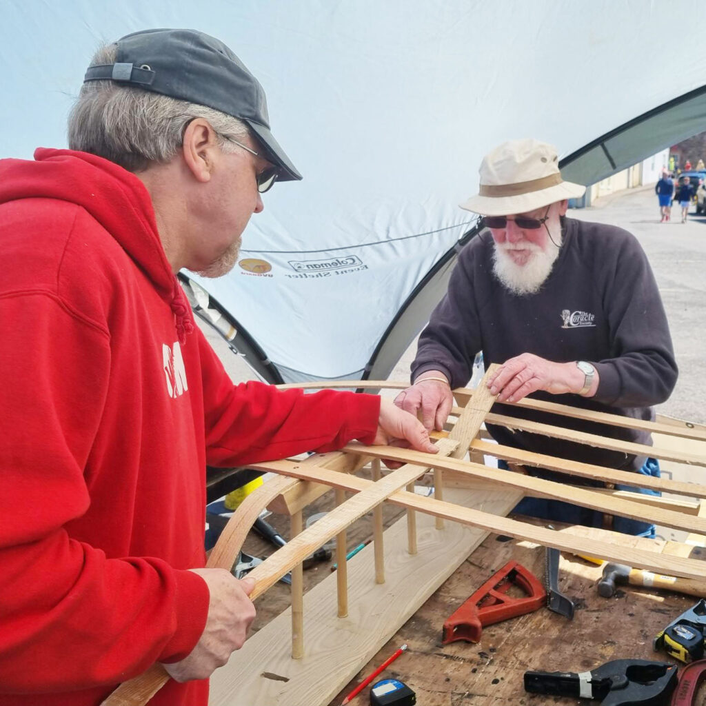 Dave Purvis, coracle maker